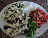 Foto del paso 1 de la receta: Pisto de verduras con pavo