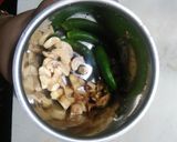 A picture of step 1 of Cauliflower egg korma.