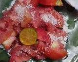 Foto langkah ke 5 dari resep Serbat Tomat Mix Jeruk Limo.