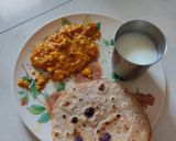 A picture of step 6 of Paneer tikka masala curry.