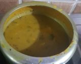A picture of step 2 of Dal dhokli.