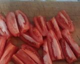 Foto del paso 2 de la receta: Rollitos de Berenjena con zucchinis, tomates y queso, al micro