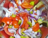 A picture of step 1 of Pav bhaji with egg bhuna masala.