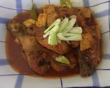 Foto langkah ke 5 dari resep Semur Ayam Tahu Pedas.