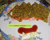 A picture of step 8 of Sprout Moong  Paratha                         .