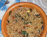 Foto del paso 7 de la receta: Bowl de trigo con soja, algas y almendras