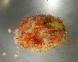 A picture of step 3 of Green Masala Khichdi.