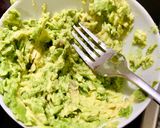 A picture of step 2 of Avocado and Smoked Salmon Toast.