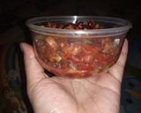 Foto langkah ke 5 dari resep Sambal Baby Cumi Pete Kekinian.
