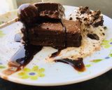 A picture of step 8 of Chocolate vanilla bar.