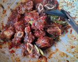 Foto langkah ke 3 dari resep Iga Pedas Manis.