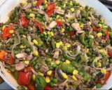 Foto del paso 7 de la receta: Verduras con carne