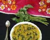 A picture of step 4 of Water Spinach Dalia.