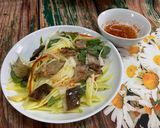 Hình bước làm 2 của món Gỏi xoài khô cá sặc