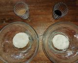 A picture of step 3 of Chocolate and Vanilla Conchas.