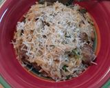A picture of step 3 of Orzo and Mini Sausage Meatballs.