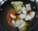 A picture of step 2 of Guava pickle.