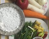 Hình bước làm 1 của món Kim chi cải thảo kiểu Hàn Quốc
