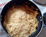 A picture of step 1 of Besan ladoo.