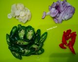 Foto langkah ke 1 dari resep Oseng cumi asin.