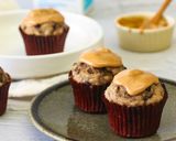 A picture of step 5 of Peanut Butter Banana Muffins.