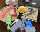 Hình bước làm 1 của món Sushi thập cẩm