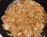 A picture of step 2 of Instant Vegetable Fried Rice.