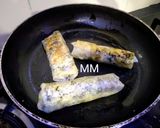 A picture of step 8 of Walnuts Spring and Paneer Rolls.