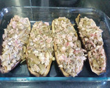 Foto del paso 9 de la receta: Berenjenas Rellenas de Champiñones y Pechuga de Pavo
