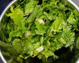 A picture of step 1 of Pudina rice.