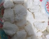 A picture of step 1 of Fulani awara (tufa from the fulani's).