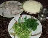 A picture of step 1 of Crispy Pakoray.