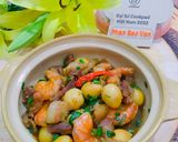 Hình bước làm 5 của món Thịt kho tiêu,trứng cút và tôm