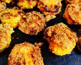 A picture of step 8 of Goan Style Prawn Rava Fry.