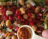 A picture of step 5 of Chickpeas salad / healthy, protein, diet salad.
