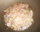 A picture of step 3 of Gizzard paper soup.