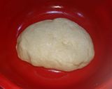 Hình bước làm 1 của món Pizza hình chữ nhật