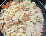 Foto langkah ke 3 dari resep Mac n Cheese Mushroom.