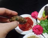 A picture of step 4 of Fried sekh kabab.