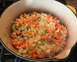 A picture of step 1 of Easy Sausage & Bean Stew.