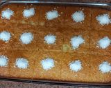 A picture of step 7 of Basbousa Cake (Ravani Cake).