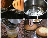 Foto del paso 2 de la receta Tarta de nata y fresas estilo Naked cake