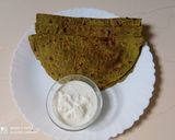 पालक पराठा (palak paratha recipe in marathi) रेसिपी स्टेप 7 फोटो 