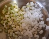 A picture of step 2 of Cauliflower and Almond Soup.