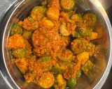 A picture of step 7 of Fresh Ivy Gourd Mango Pickle-Tindora Keri nu Athanu(Gujarati style)😋.