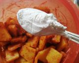 A picture of step 3 of Yam roast.