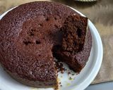 A picture of step 3 of Chocolate Sponge Cake with White Chocolate Filling.