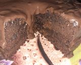 A picture of step 8 of Devil's Food Cake #homebaking.