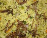A picture of step 4 of Veg Hyderabadi Biryani.
