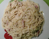 Foto del paso 5 de la receta: Spaguetti con salsa carbonari y paté